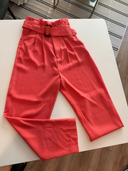 Formal pants coral - Size 2