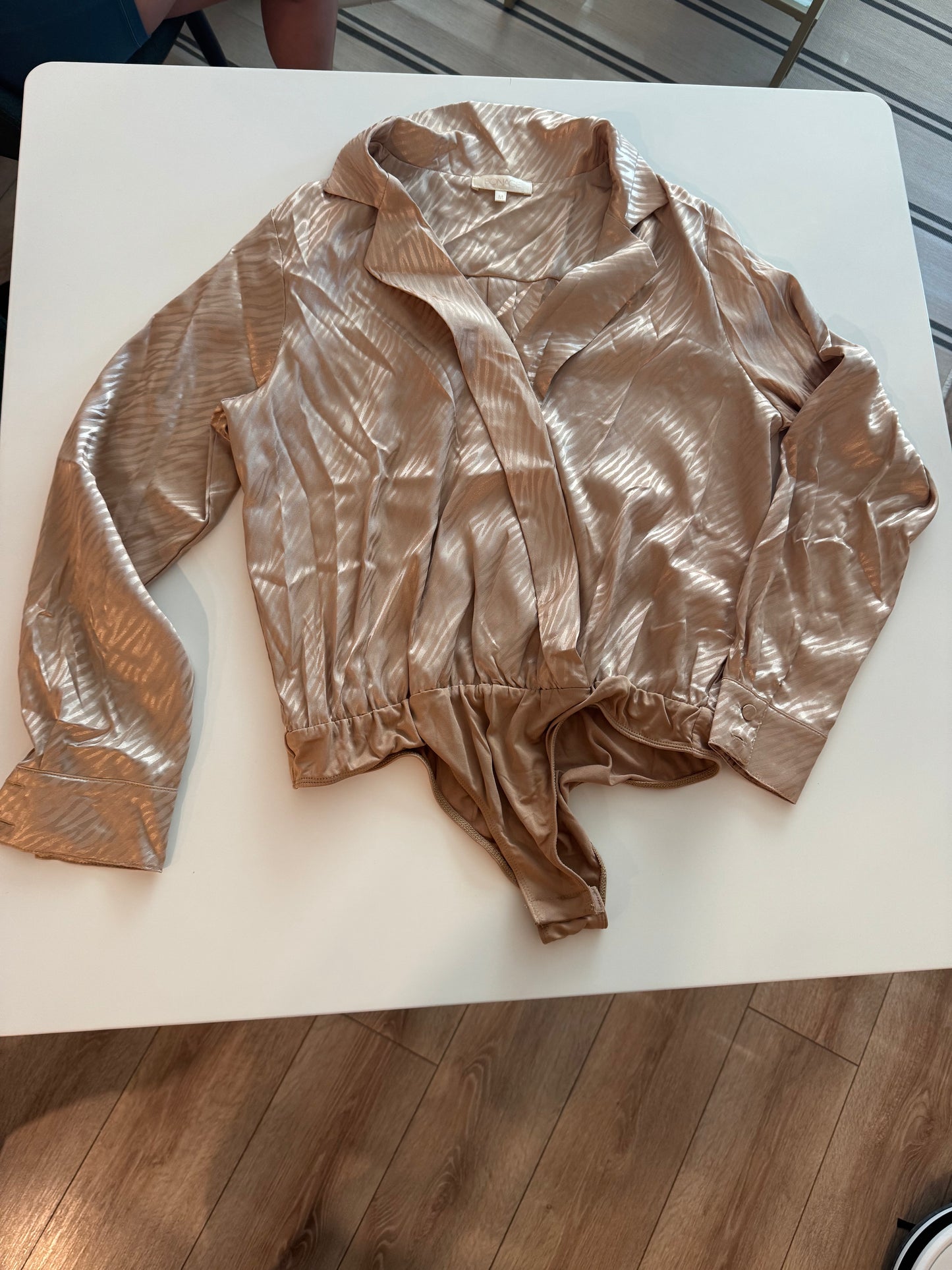 Shirt body suit gold - Size M