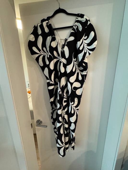 Dress black and white summer - Size 4