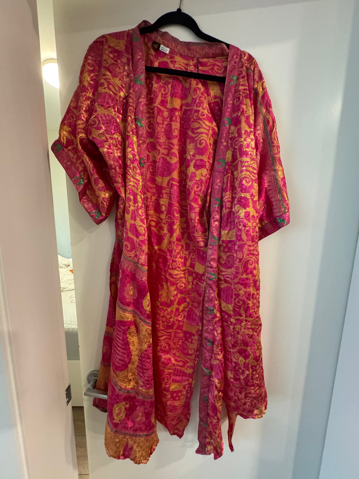 Kimono pink and gold - Size M