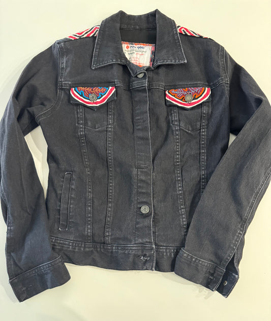 Jeans Jaket Black Tipico Size S