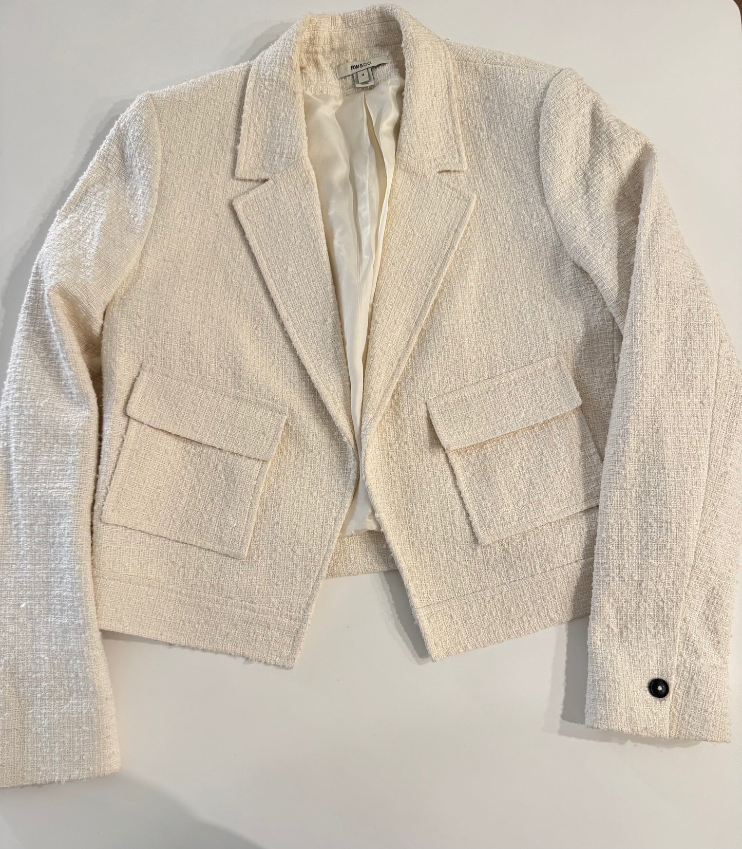 Blazer White RW&Co Size 4