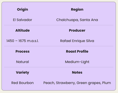 Siberia Red  Bourbon  Natural